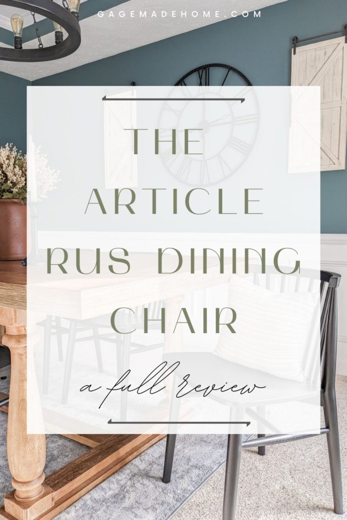 Article Rus Dining Chairs My Honest Review The Gage Made Home