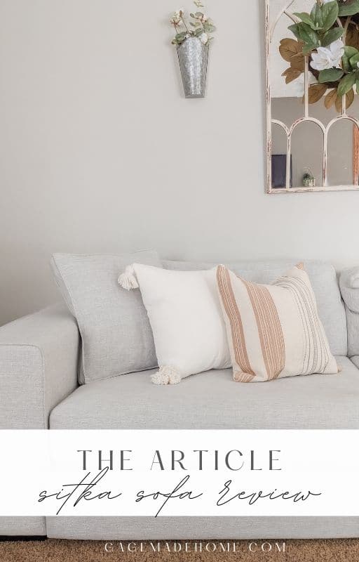 Article Sitka Sofa Review - Caitlin Marie Design